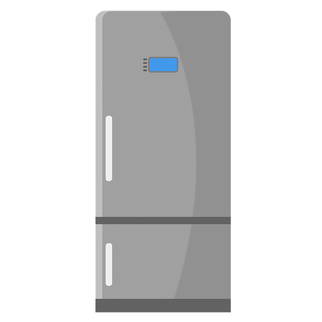 How does the gas in a refrigerator produce cooling