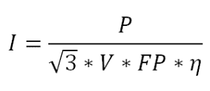 3 Phase Motor Ampere Calculator Formula