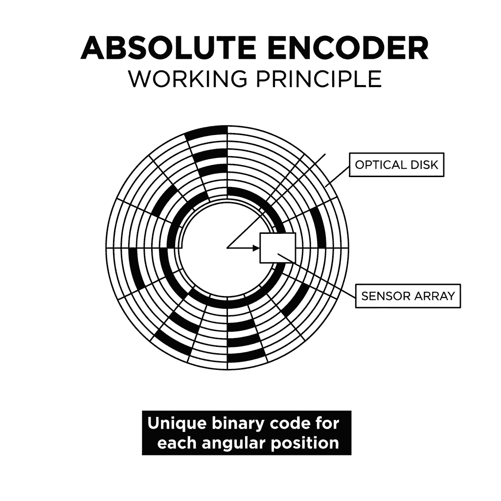 Absolute Encoder का कार्य