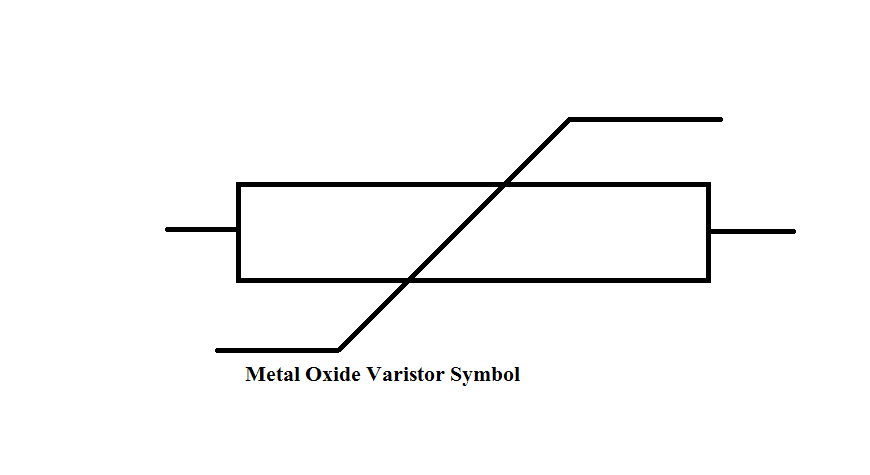 MOV का विद्युत प्रतीक Symbol
