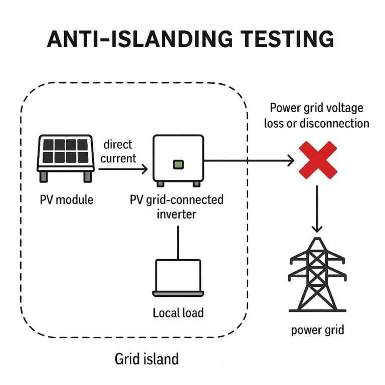 Solar Inverter में Anti-Islanding Protection कैसे काम करती है?