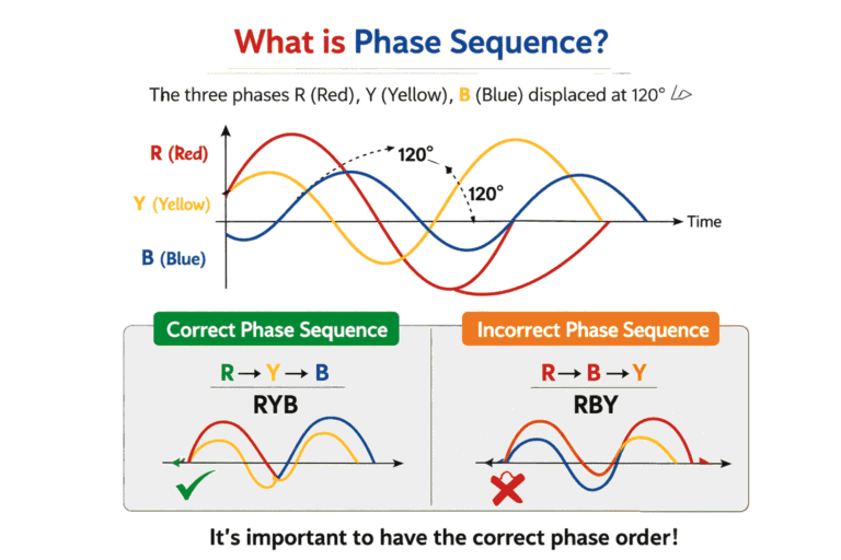 फेज़ सीक्वेंस (Phase Sequence) क्या होता है?