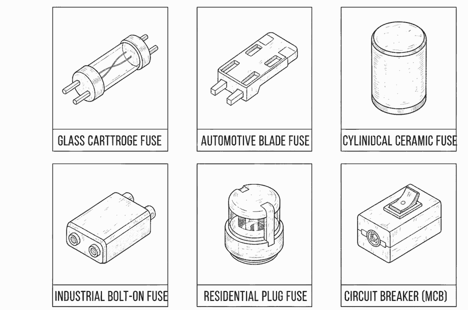 फ्यूज कितने प्रकार का होता है
