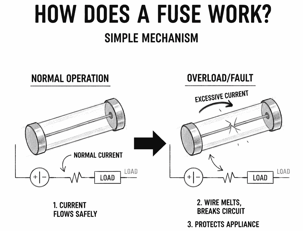 फ्यूज कैसे काम करता है