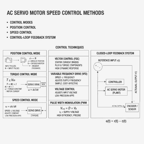 AC Servo Motor Speed Control Methods diagram