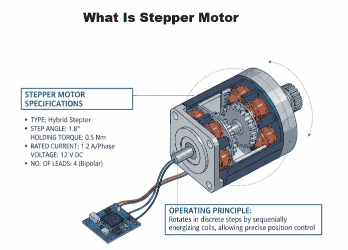 what is stepper motor Diagram