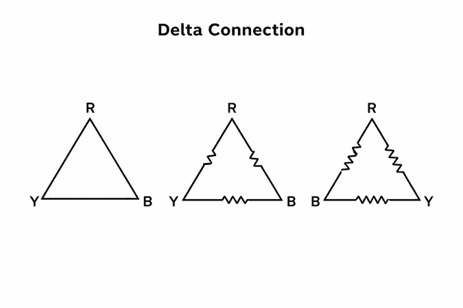 delta connection diagram