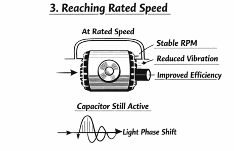 fan capacitor working diagram