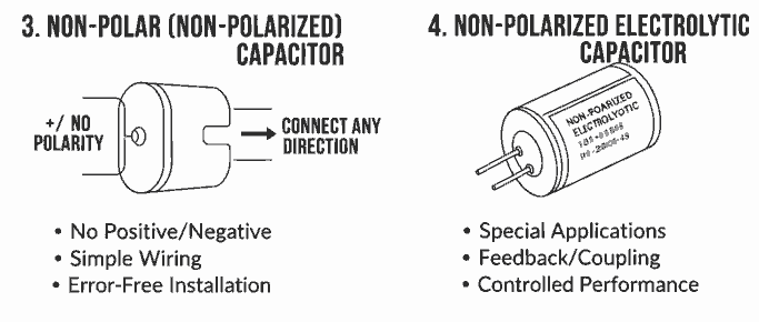 types of fan capacitors