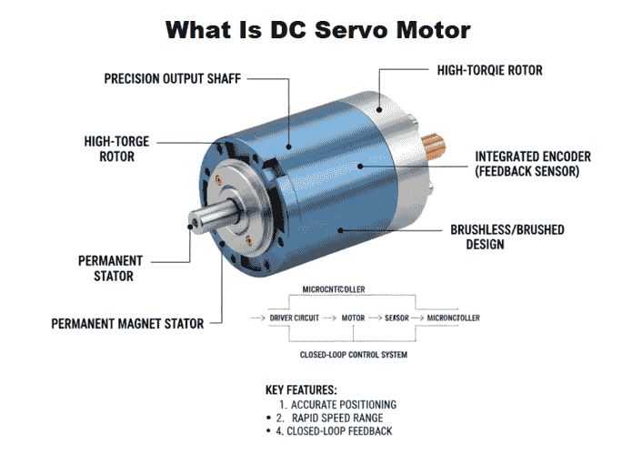 a image f what is dc servo motor in hindi