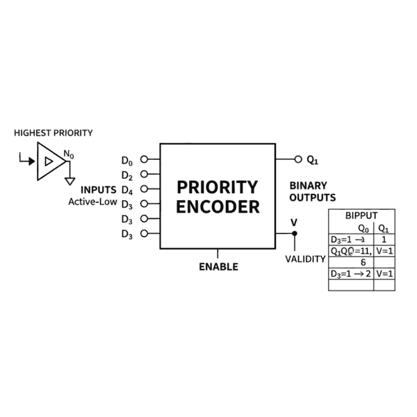 A DIAGRAM OF Priority Encoder