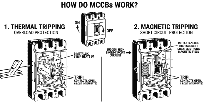 How Do MCCBs Work diagram (MCCB Full Form)