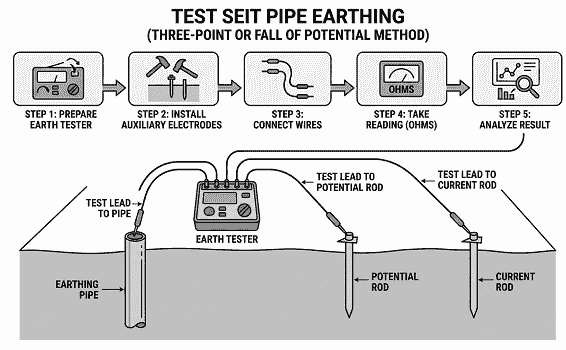 How to Test Pipe Earthing Resistance