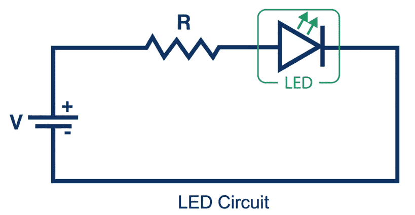 Light Emitting Diode circuit diagram
