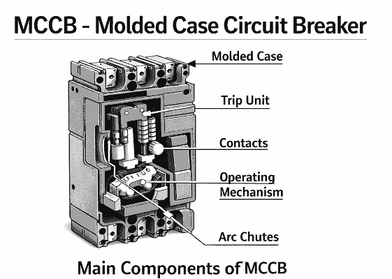 Main Components of MCCB (MCCB Full Form)
