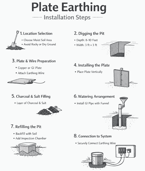 How To Do Plate Earthing (Plate Earthing कैसे करते हैं)