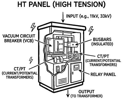 What Is an HT Panel (LT and HT Full Form in Electrical)