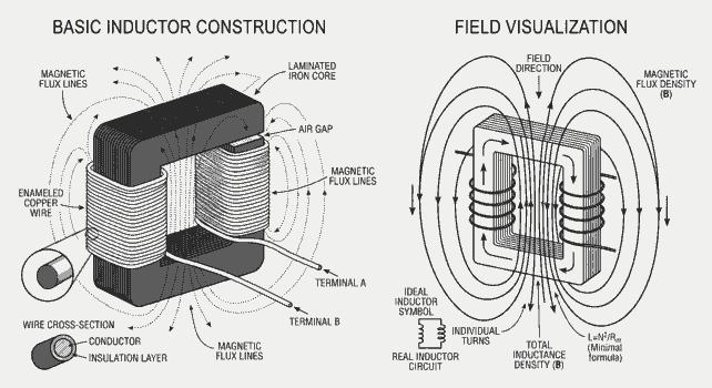 a image of inductor Working Principle (इंडक्टर क्या है)